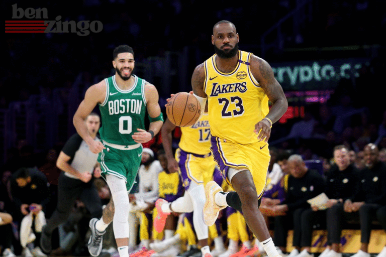 Boston celtics vs Lakers match player stats